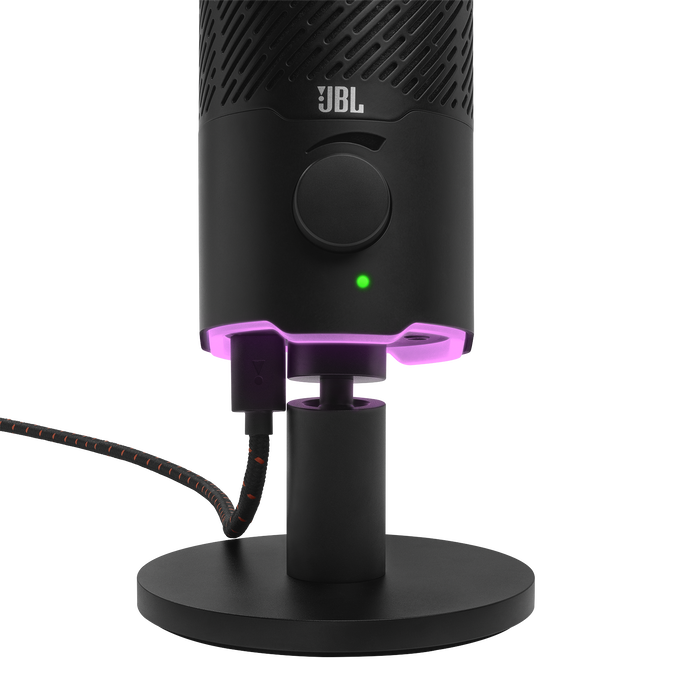 JBL Quantum Stream - Black - Dual pattern premium USB microphone for streaming, recording and gaming - Detailshot 5 image number null
